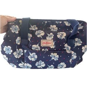 Cath Kidston Fairfield Flowers Duffle Bag Small/ Medium Navy Blue